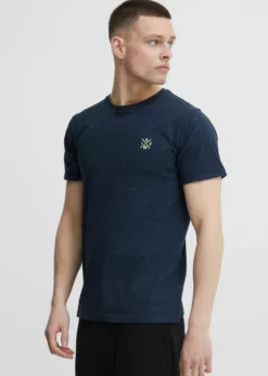 Indicode Jeans GABRIX - T-shirt Z Nadrukiem - Navy