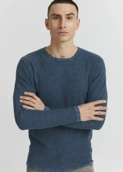 Indicode Jeans IDKARPO - Sweter - Copen Blue