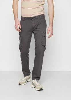 Indicode Jeans ALBANI - Bojówki - Dark Grey