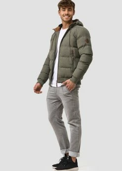 Indicode Jeans Kurtka Zimowa - Forest