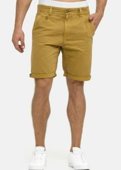 Indicode Jeans CASUAL FIT - Szorty - Amber