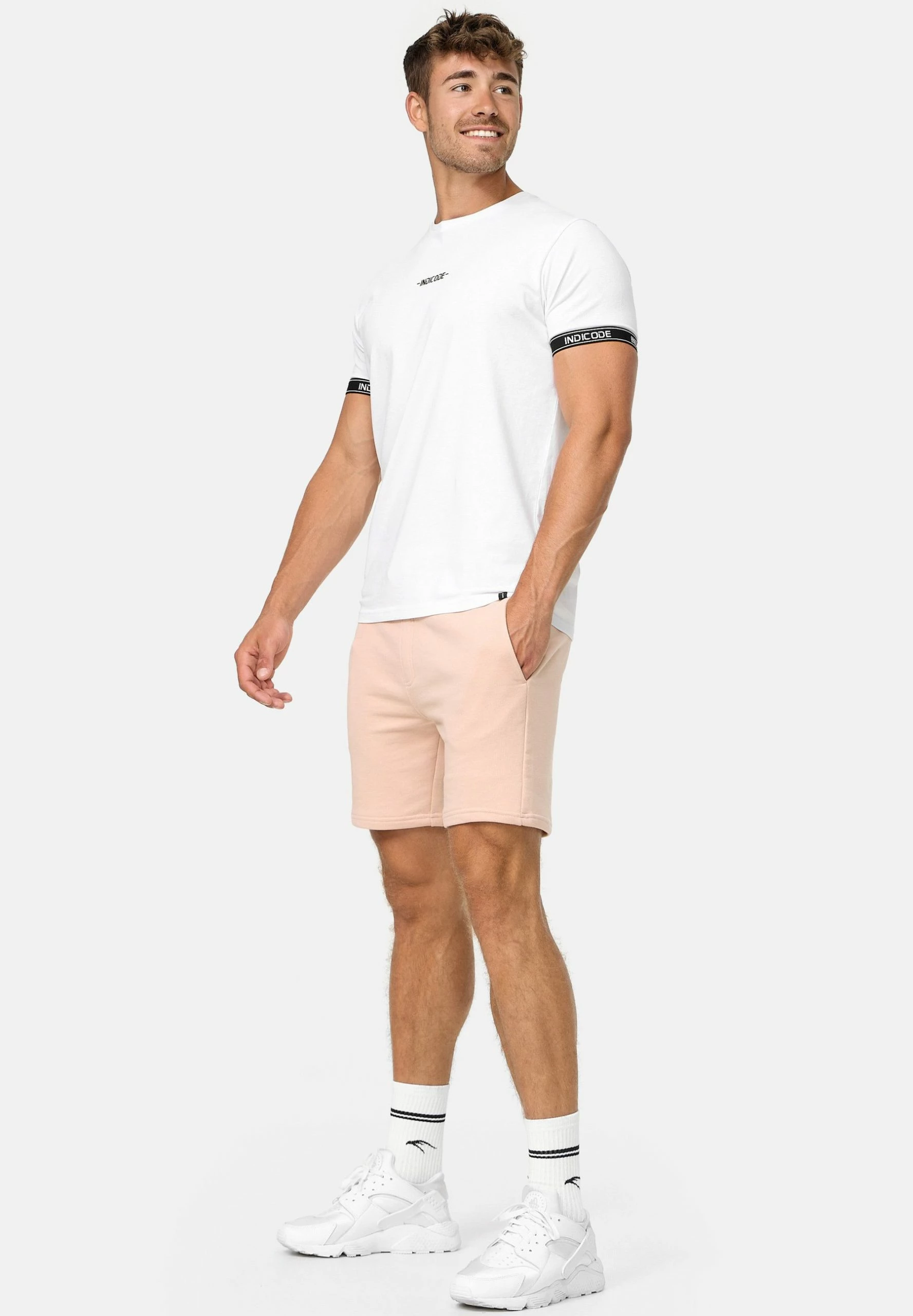 Indicode Jeans ALDRICH - Szorty - Cameo Rose 2 Indicode Jeans ALDRICH - Szorty - Cameo Rose - obrazek 2