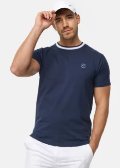 Indicode Jeans T-shirt Basic - Navy