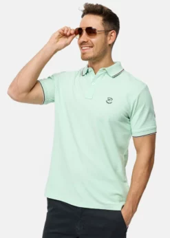 Indicode Jeans WALLO - Koszulka Polo - Quiet Wave