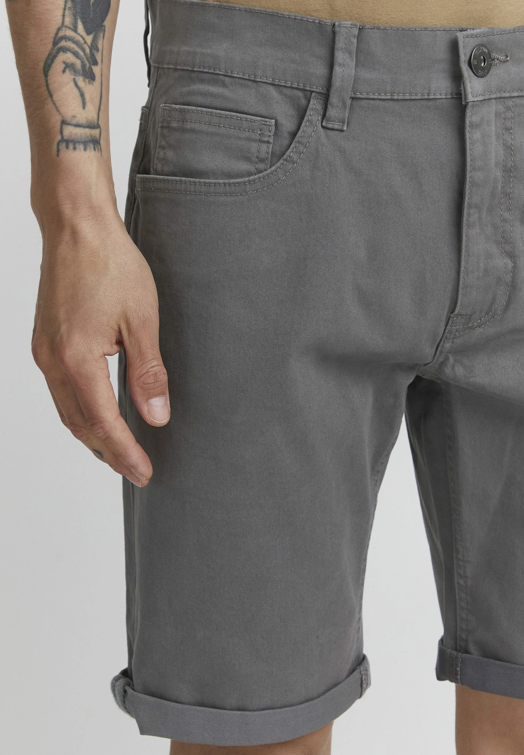 Indicode Jeans Szorty - Grey 4 Indicode Jeans Szorty - Grey - obrazek 4