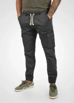 Indicode Jeans IDABBAL - Bojówki - Dark Grey