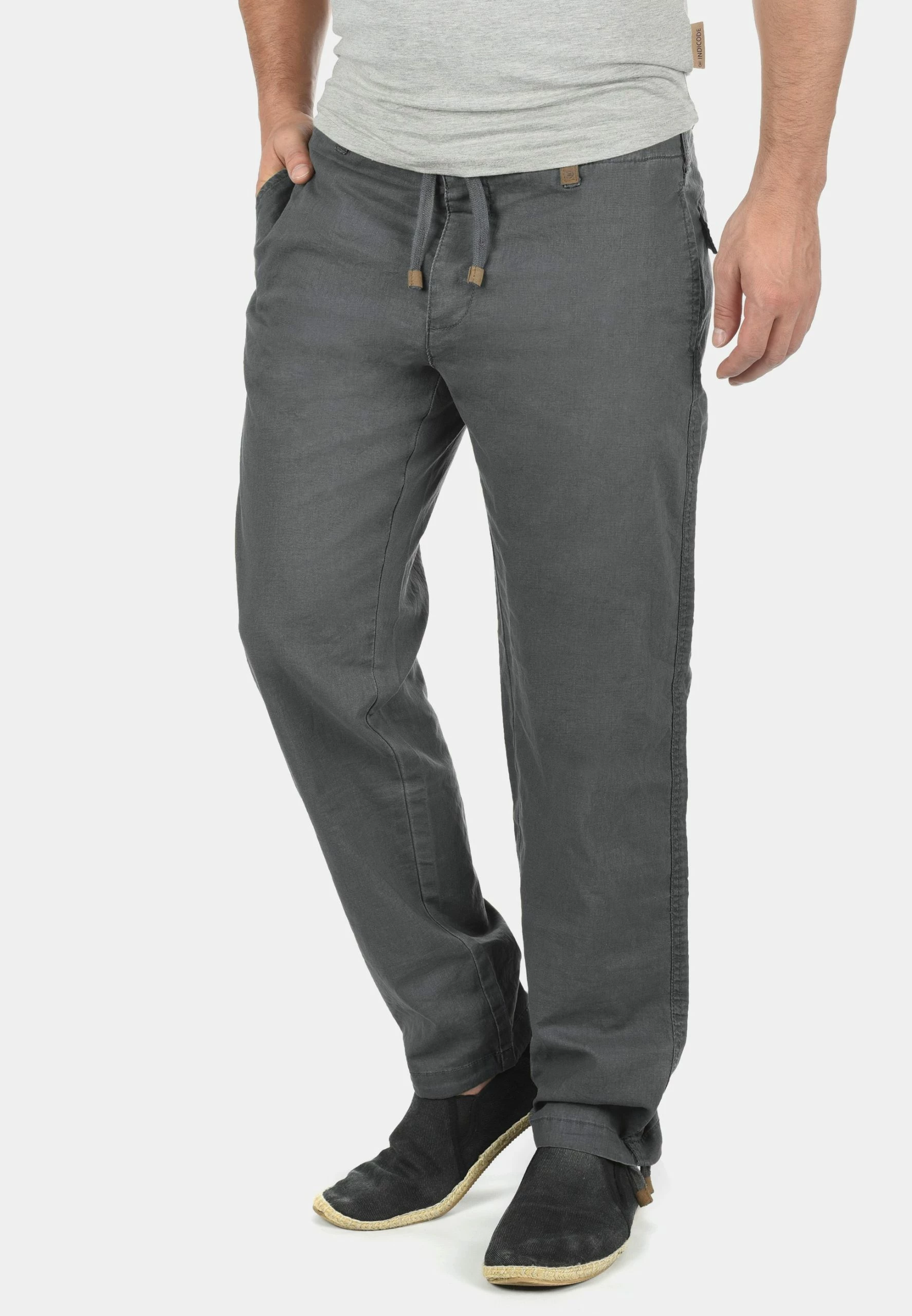 Indicode Jeans IDIVES - Spodnie Materiałowe - Grey 1 Indicode Jeans IDIVES - Spodnie Materiałowe - Grey