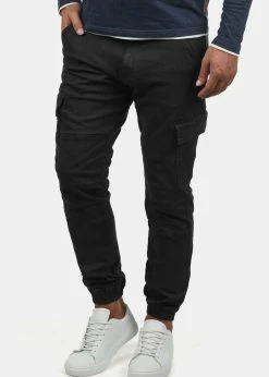 Indicode Jeans IDBROMFIELD - Bojówki - Black