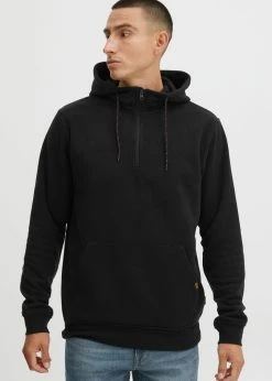 Indicode Jeans LANCE - Bluza Z Kapturem - Black