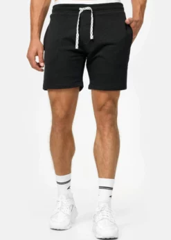 Indicode Jeans ALDRICH - Szorty - Black