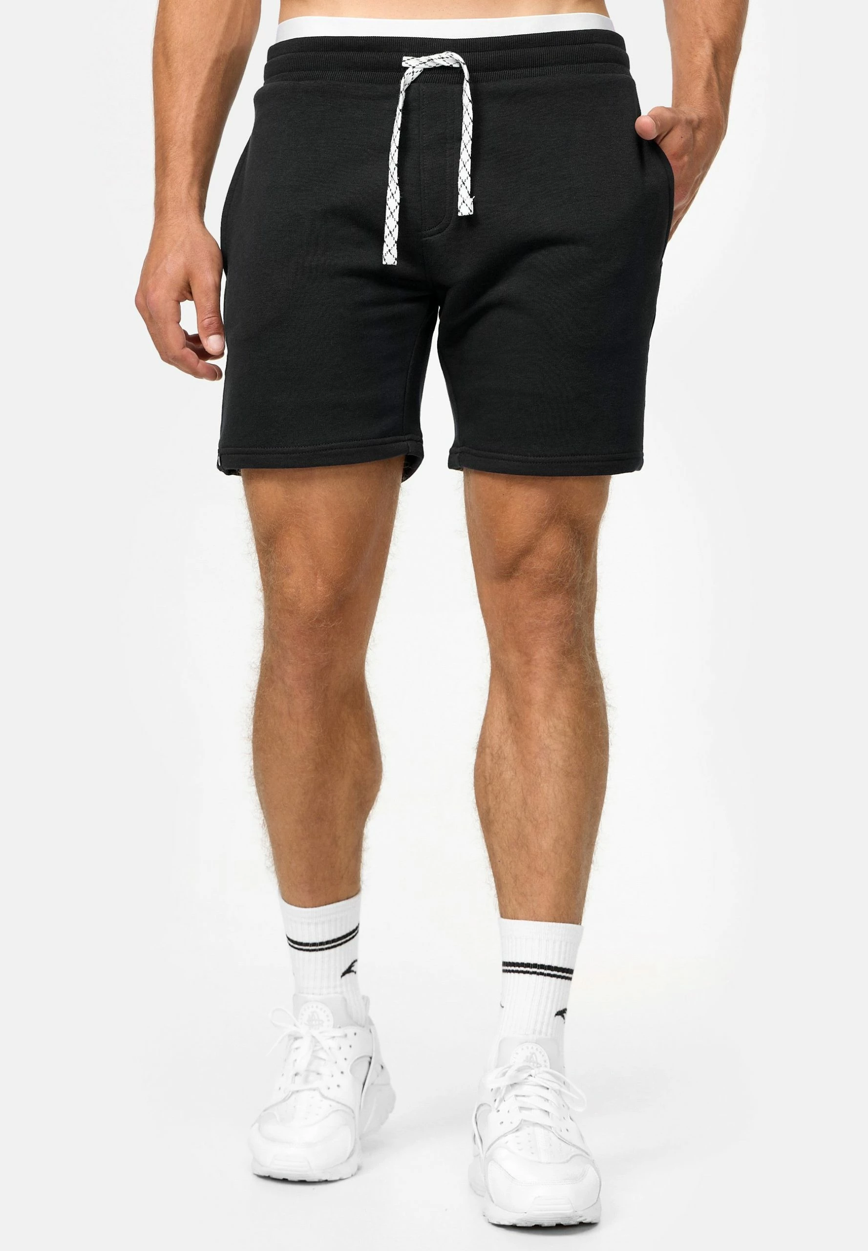 Indicode Jeans ALDRICH - Szorty - Black 1 Indicode Jeans ALDRICH - Szorty - Black