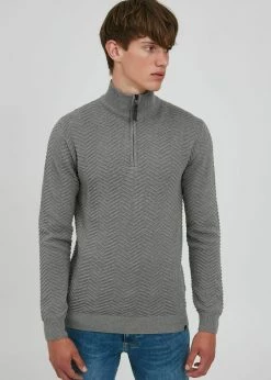 Indicode Jeans IDBANJAMON - Sweter - Grey Mix