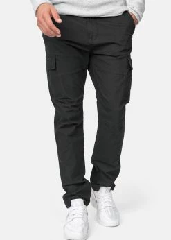 Indicode Jeans Bojówki - Black