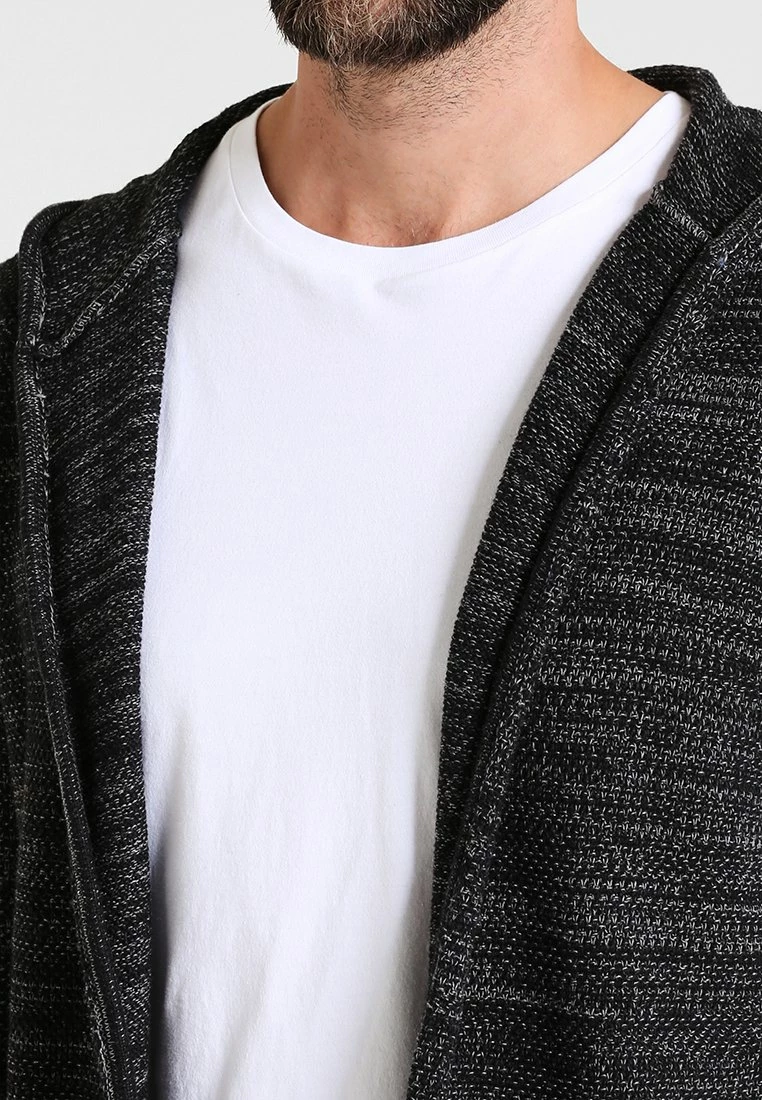 Indicode Jeans DENZEL - Kardigan - Black 5 Indicode Jeans DENZEL - Kardigan - Black - obrazek 5