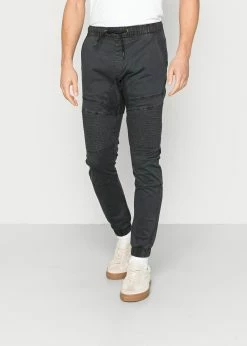 Indicode Jeans ARDIT - Spodnie Materiałowe - Black