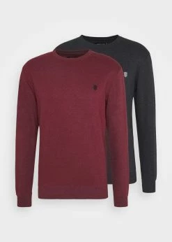 Indicode Jeans EBACH 2 PACK - Bluza - Black/bordeaux -Indicode Jeans Sklep 501a8f316d144b66ab7b459b722f636b scaled