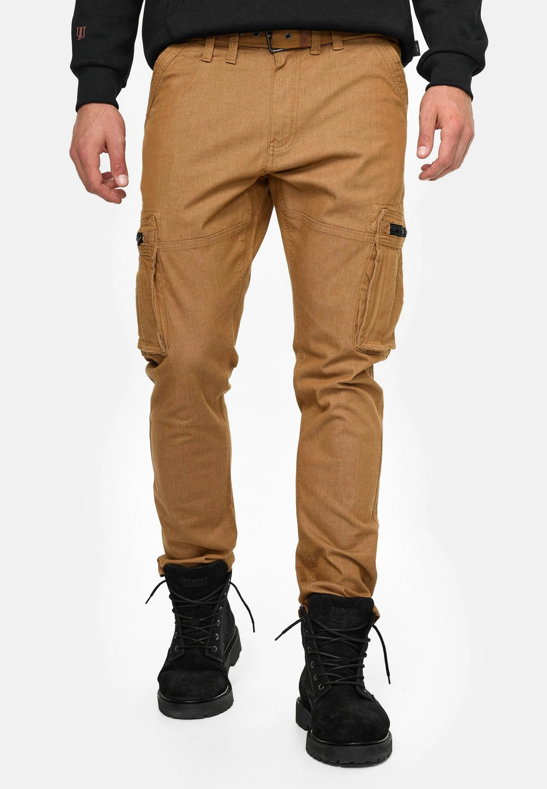 Indicode Jeans ANALIA - Bojówki - Rubber 4 Indicode Jeans ANALIA - Bojówki - Rubber - obrazek 4