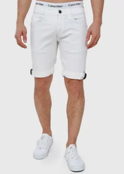 Indicode Jeans VILLEURBANNE - Szorty Jeansowe - Offwhite