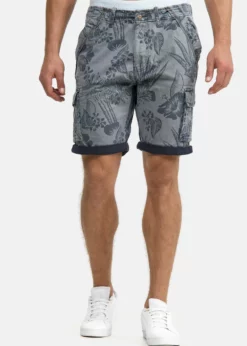 Indicode Jeans ALBERT - Szorty - Light Gray