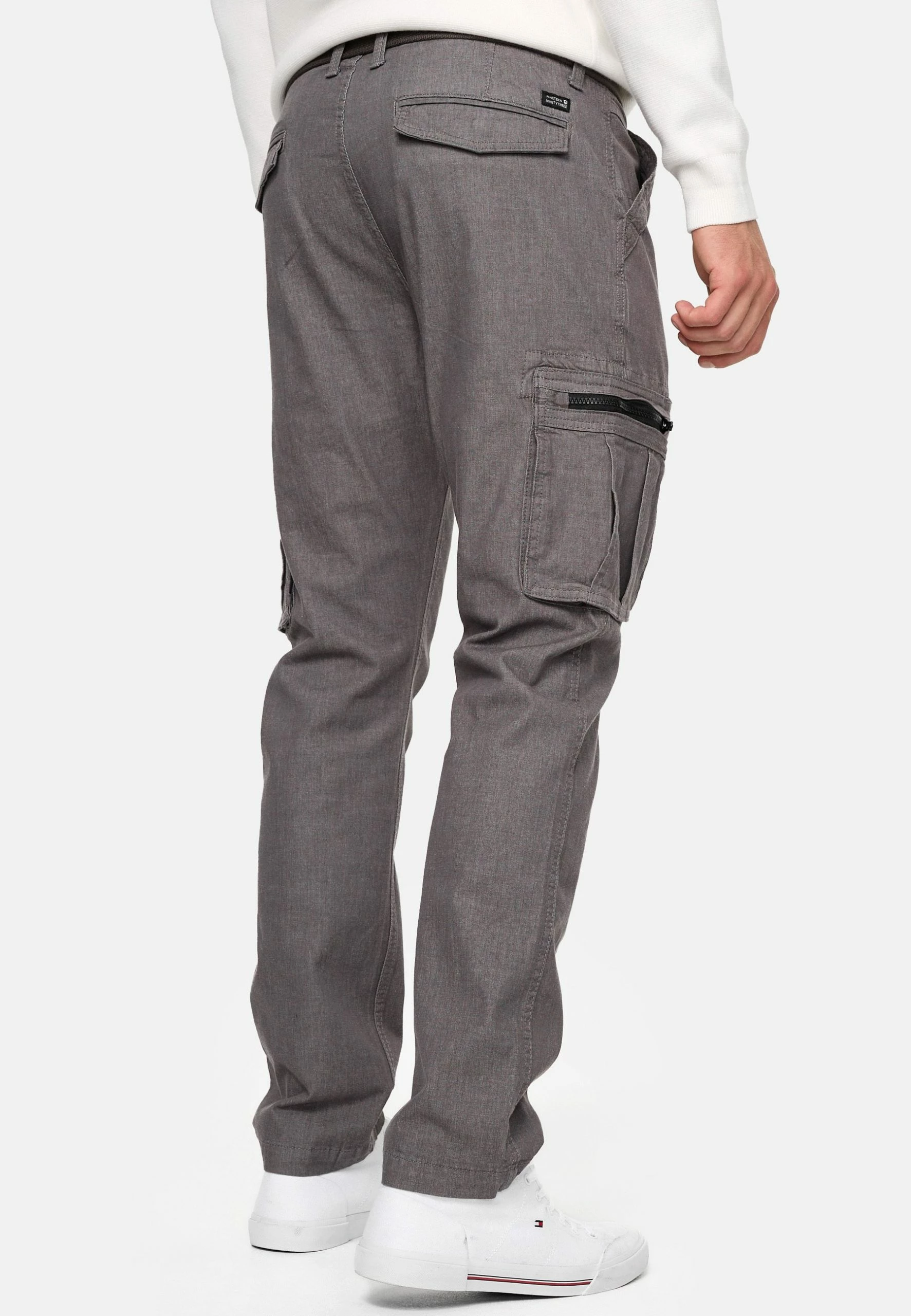 Indicode Jeans ANALIA - Bojówki - Dk Grey 3 Indicode Jeans ANALIA - Bojówki - Dk Grey - obrazek 3