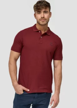 Indicode Jeans WADIM - Koszulka Polo - Bordeaux