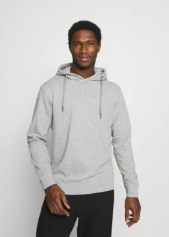 Indicode Jeans WILKINS - Bluza - Light Grey Mix