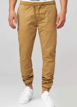 Indicode Jeans FIELDS - Spodnie Materiałowe - Amber