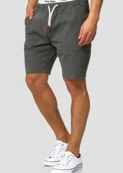 Indicode Jeans Szorty - Dark Grey