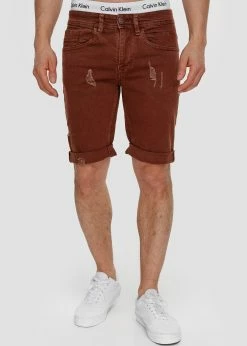 Indicode Jeans Szorty Jeansowe - Rootbeer