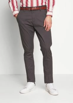 Indicode Jeans GOVER - Chinosy - Dark Grey