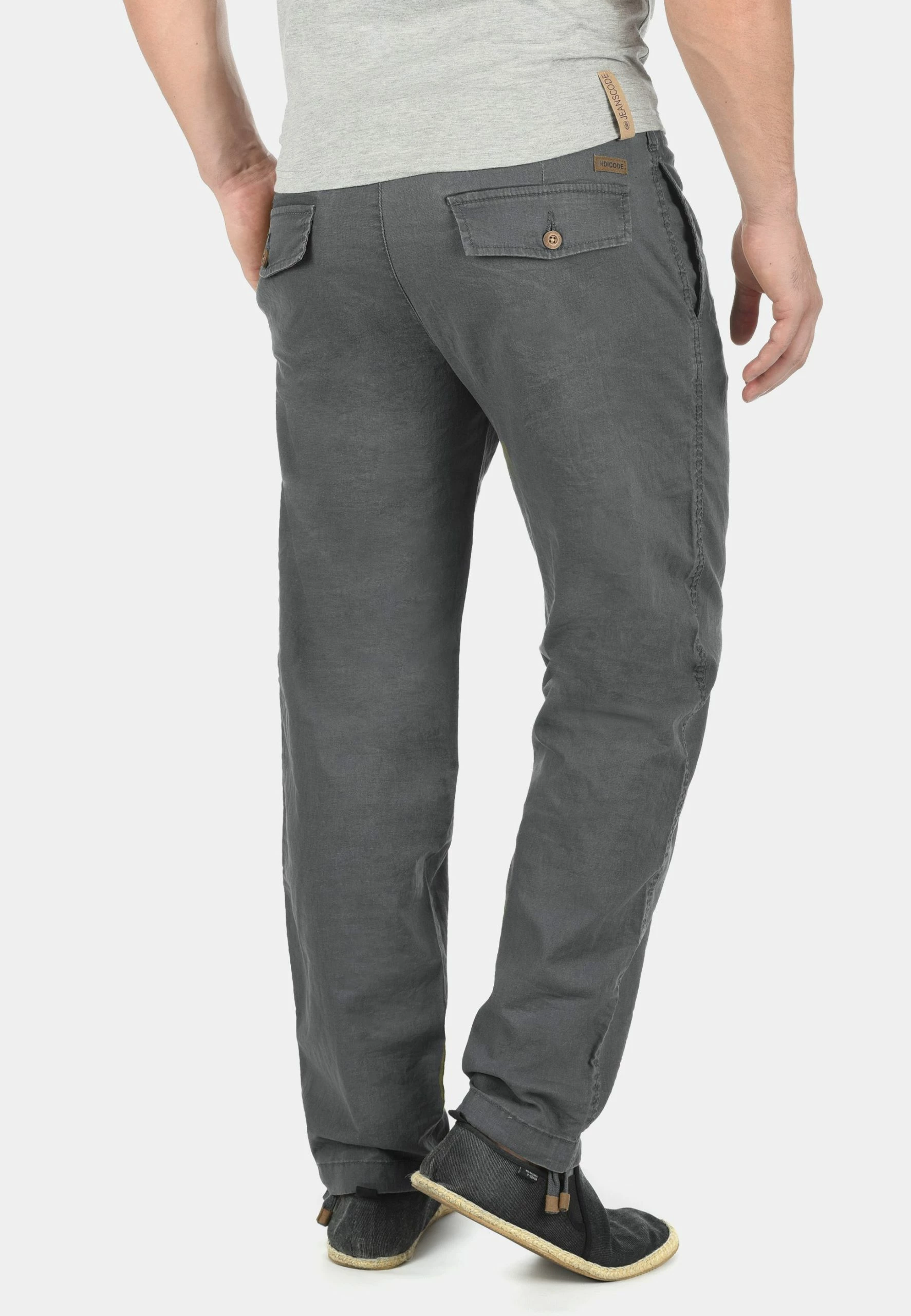 Indicode Jeans IDIVES - Spodnie Materiałowe - Grey 2 Indicode Jeans IDIVES - Spodnie Materiałowe - Grey - obrazek 2