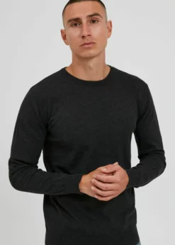 Indicode Jeans IDBADAN - Sweter - Charcoal Mix