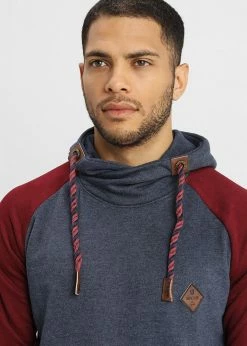 Indicode Jeans DYOTT - Bluza Z Kapturem - Bordeaux Mix -Indicode Jeans Sklep 8b2585d3fac841029992aec8cc983d9a