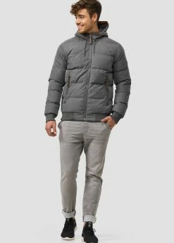 Indicode Jeans Kurtka Zimowa - Dark Grey
