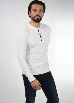 Indicode Jeans IDGIFFORD - Bluzka Z Długim Rękawem - Off-white