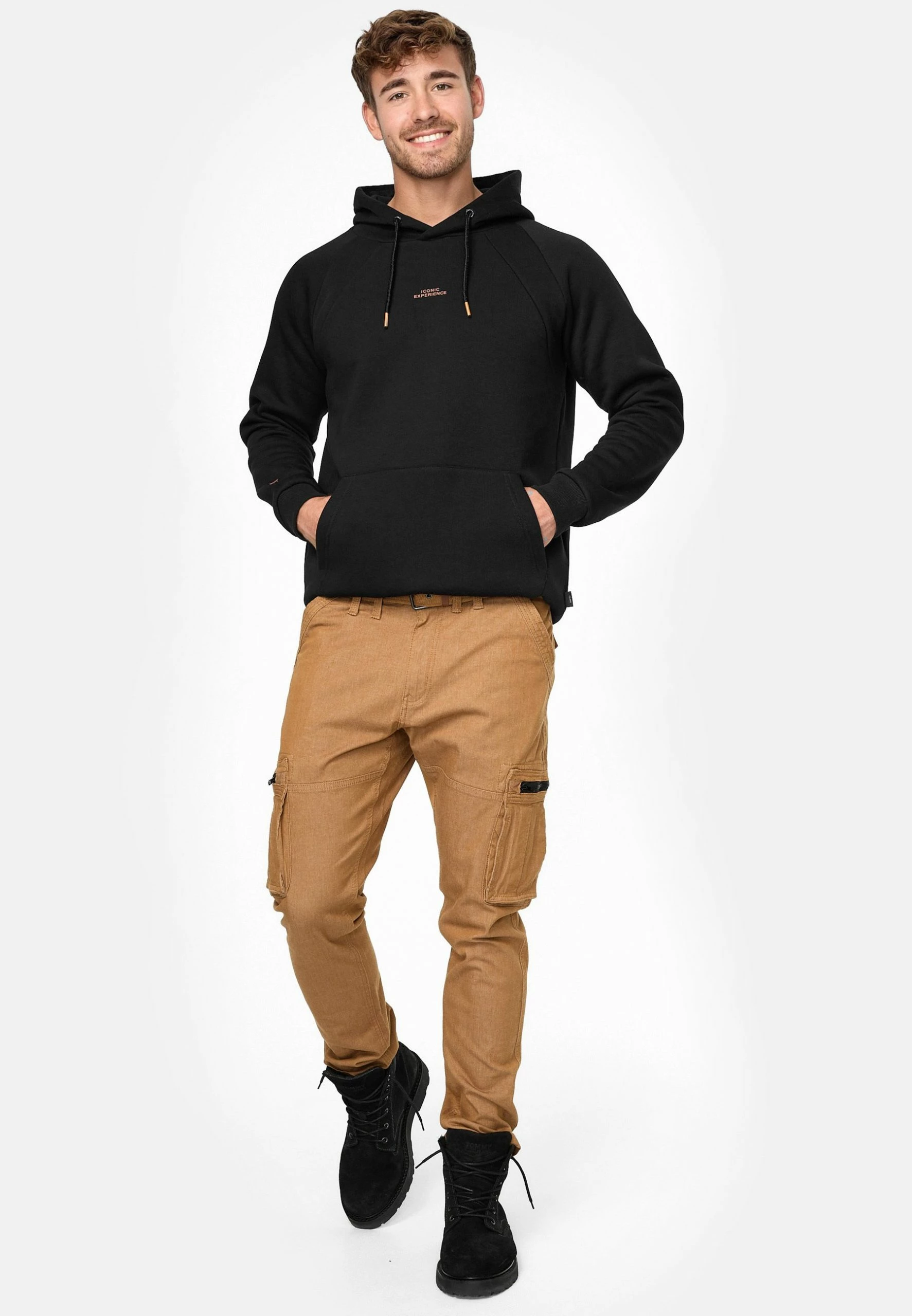 Indicode Jeans ANALIA - Bojówki - Rubber 2 Indicode Jeans ANALIA - Bojówki - Rubber - obrazek 2