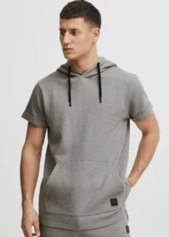 Indicode Jeans IDNILS - T-shirt Z Nadrukiem - Light Grey