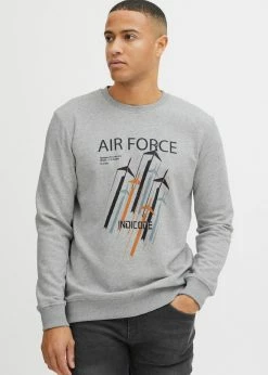 Indicode Jeans IDFORZ 55582MM - Bluza - Light Grey Mix