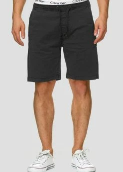 Indicode Jeans KELOWNA - Szorty - Black