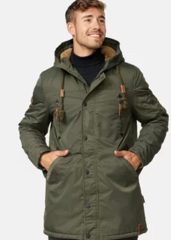 Indicode Jeans BARDSLEY - Płaszcz Zimowy - Forest