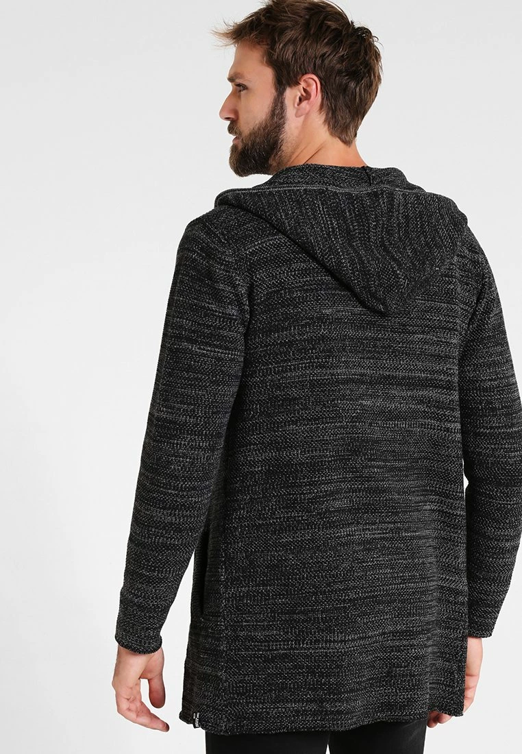 Indicode Jeans DENZEL - Kardigan - Black 3 Indicode Jeans DENZEL - Kardigan - Black - obrazek 3