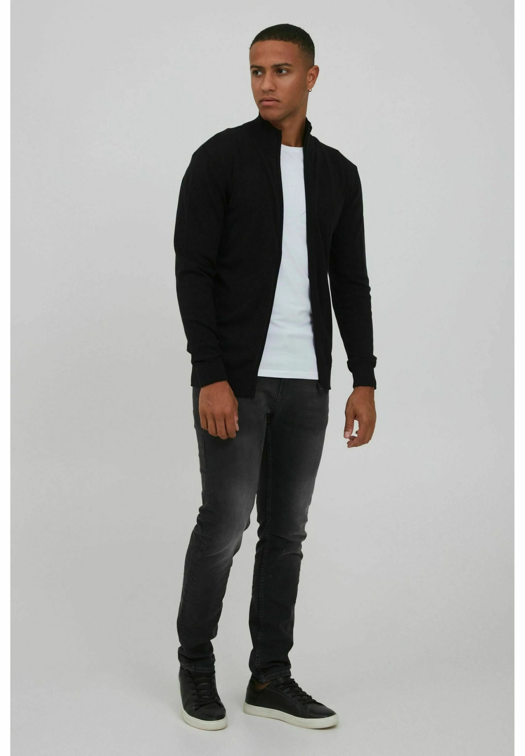 Indicode Jeans IDBADI - Kardigan - Black 2 Indicode Jeans IDBADI - Kardigan - Black - obrazek 2