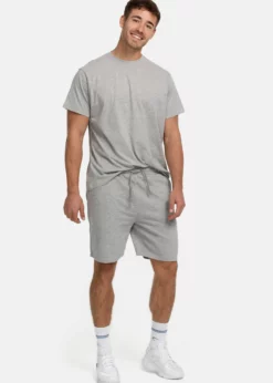 Indicode Jeans COMFY - Szorty - Lt Grey Mix