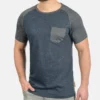 Indicode Jeans IDGRESHAM - T-shirt Z Nadrukiem - Blue