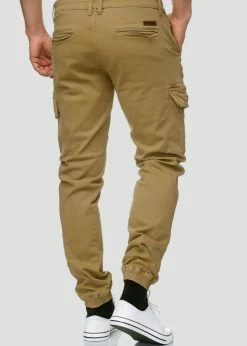 Indicode Jeans AUGUST - Bojówki - Camel -Indicode Jeans Sklep b6af734755a04c569bfdaa7ae0319b8c