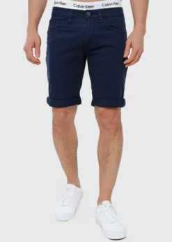 Indicode Jeans VILLEURBANNE - Szorty Jeansowe - Navy