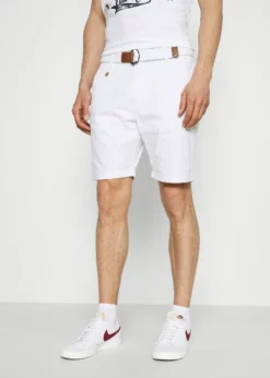 Indicode Jeans CONER - Szorty - Offwhite