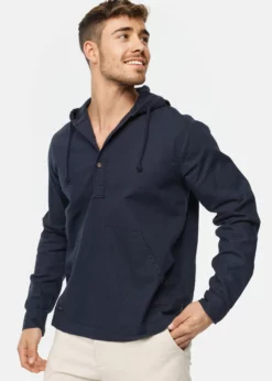 Indicode Jeans MICKIE - Bluza Z Kapturem - Navy