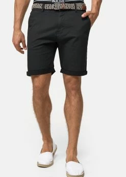 Indicode Jeans BALTIN - Szorty - Black