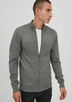 Indicode Jeans IDERNOLDO - Kardigan - Grey Mix